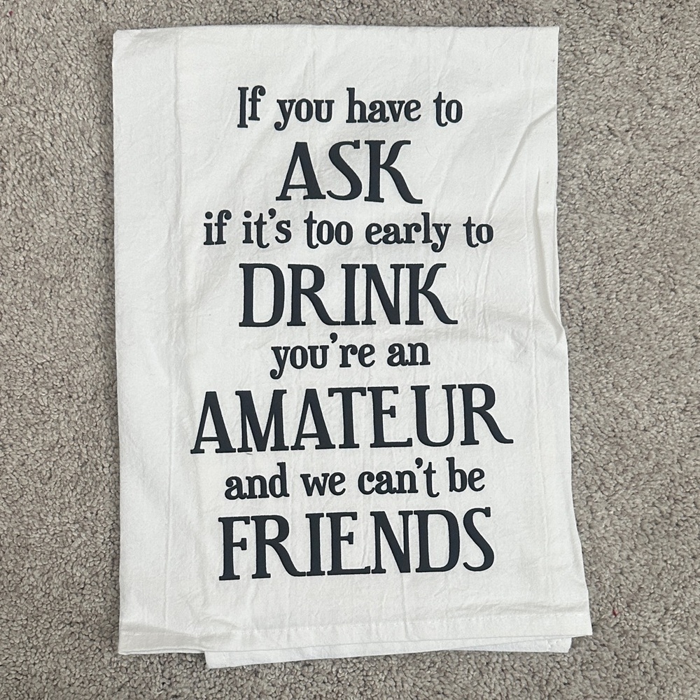 *NWOT* Funny Kitchen Towel
